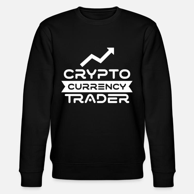 Cryptocurrency Trader Crypto Trader Crypto - Stanley/Stella CHANGER Unisex Organic Sweatshirt - black