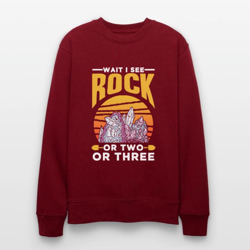 Warte Ich Sehe Einen Stein Oder Zwei Oder Drei Stanley/Stella Unisex Bio-Sweatshirt CHANGER 