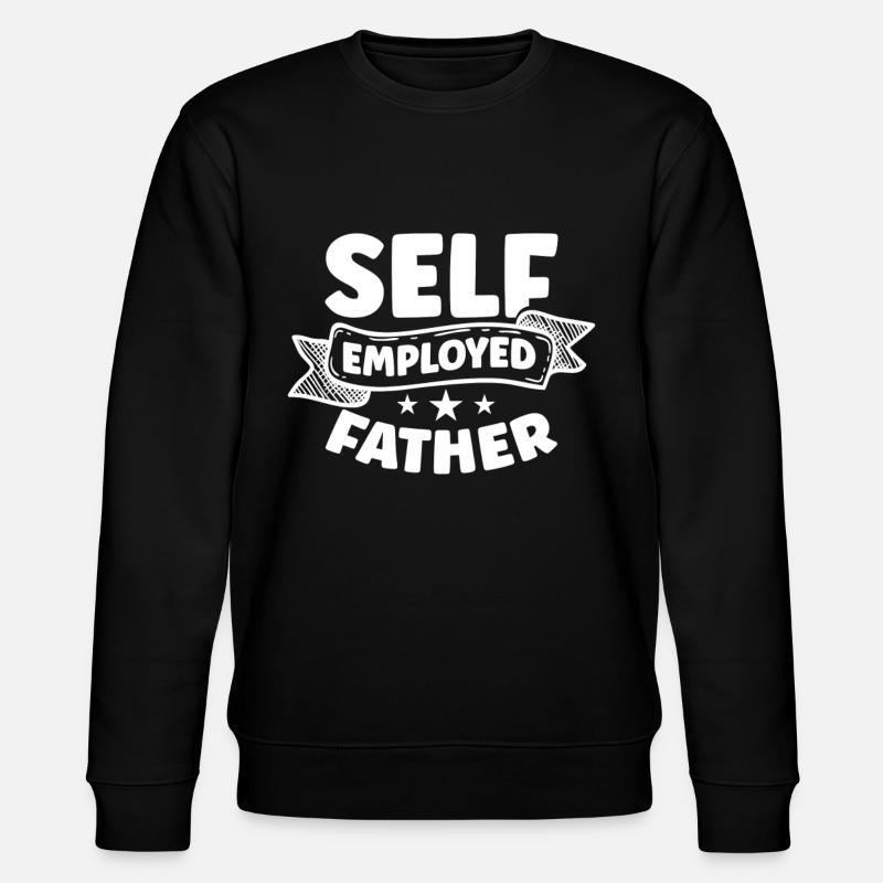 Self-employed father Freelancer Self-employed - Stanley/Stella CHANGER Unisex Organic Sweatshirt - black