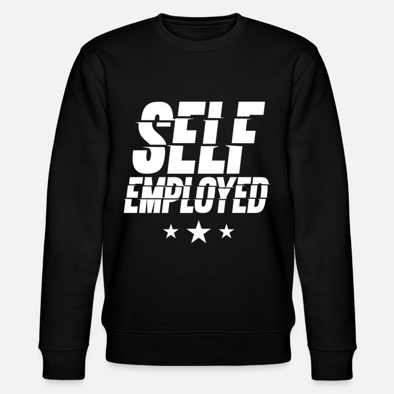Self-employed freelancer freelancer - Stanley/Stella CHANGER Unisex Organic Sweatshirt - black