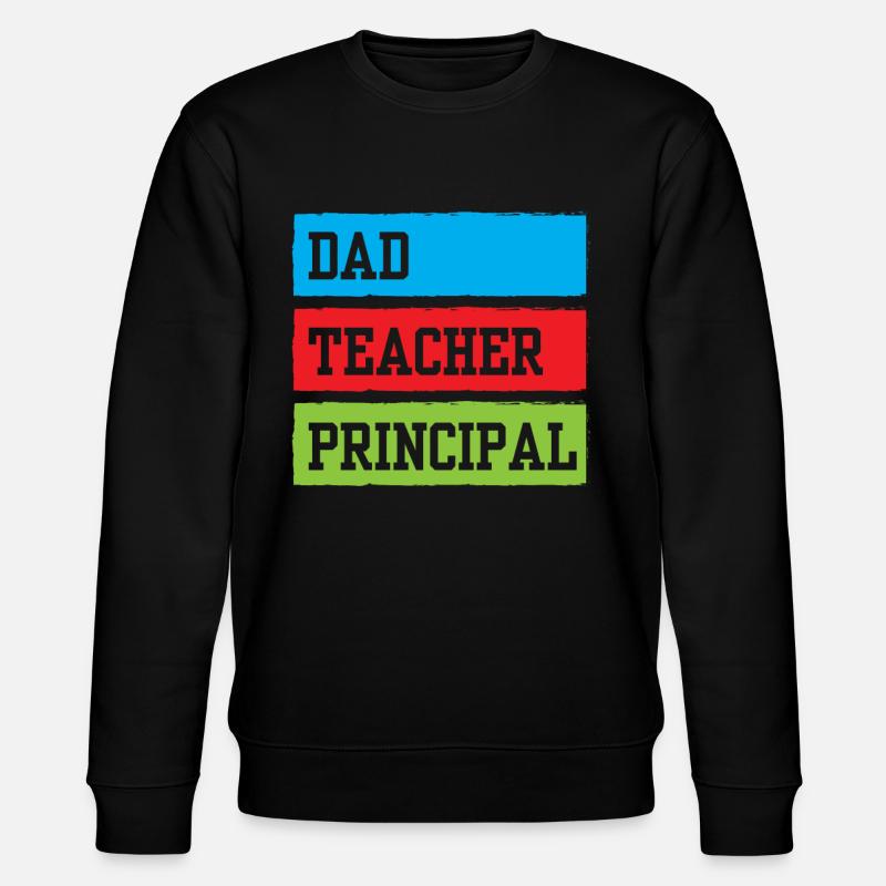 Papa Enseignant Principal Homeschool Homeschooling - Sweat bio CHANGER Stanley/Stella Unisexe - noir