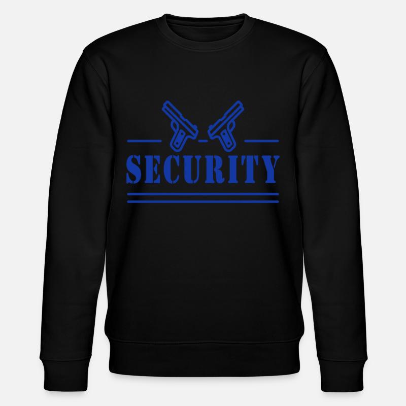Security Bouncer Security Security Guard - Stanley/Stella CHANGER Unisex Organic Sweatshirt - black