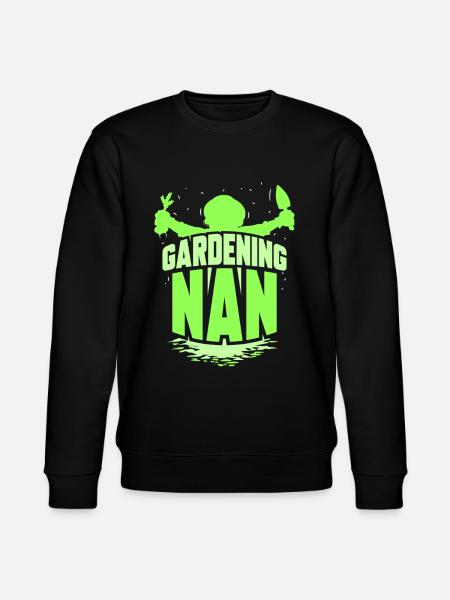 Gartenarbeit Großmutter Garten Oma Gärtnerin - Stanley/Stella Unisex Bio-Sweatshirt CHANGER  - Schwarz