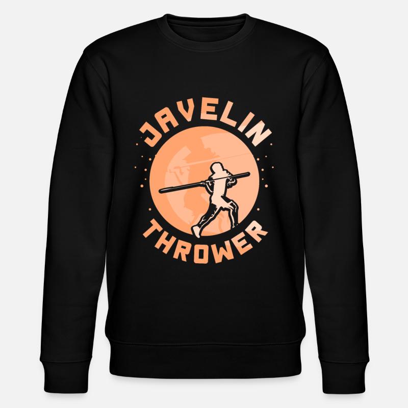 Speerwerfer Speerwurf Speerwerfen Speer - Stanley/Stella Unisex Bio-Sweatshirt CHANGER  - Schwarz