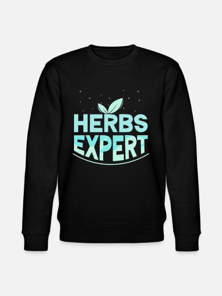 Herb Expert Herb Herb Garden - Stanley/Stella CHANGER Unisex Organic Sweatshirt - black
