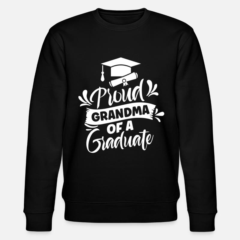Stolze Großmutter Eines Absolventen Absolvent - Stanley/Stella Unisex Bio-Sweatshirt CHANGER - Schwarz