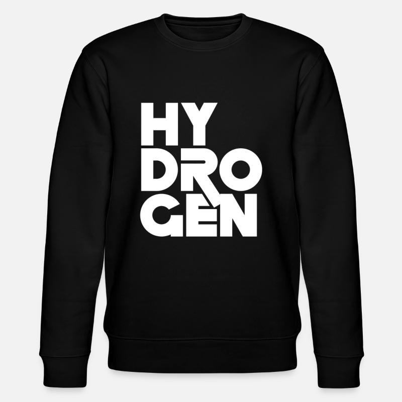Wasserstoff Element Hydrogen Energie - Stanley/Stella Unisex Bio-Sweatshirt CHANGER  - Schwarz