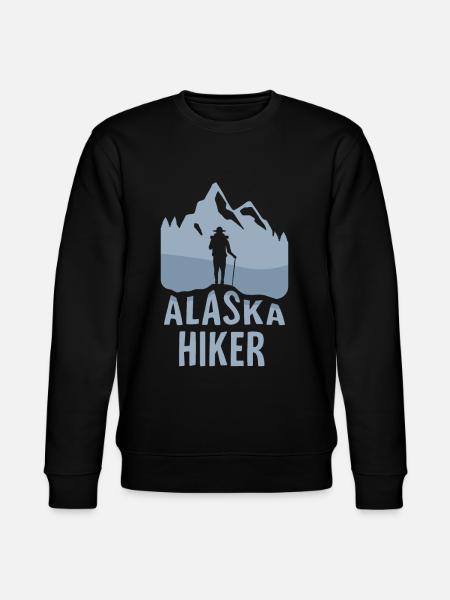 Alaska Hikers Hike Nature Hiking - Stanley/Stella CHANGER Unisex Organic Sweatshirt - black