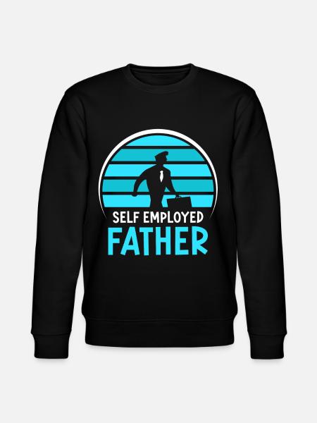 Self-employed father Freelancer Self-employed - Stanley/Stella CHANGER Unisex Organic Sweatshirt - black