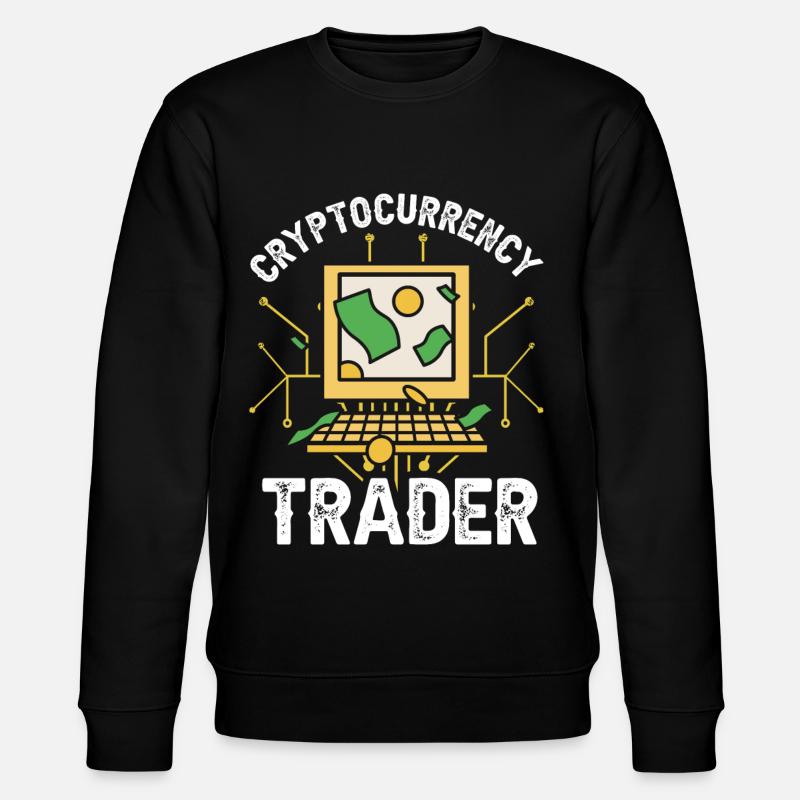 Crypto-monnaie Trader Crypto Trader Crypto - Sweat bio CHANGER Stanley/Stella Unisexe - noir