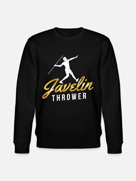 Speerwerfer Speer Speerwurf Speerwerfen - Stanley/Stella Unisex Bio-Sweatshirt CHANGER  - Schwarz