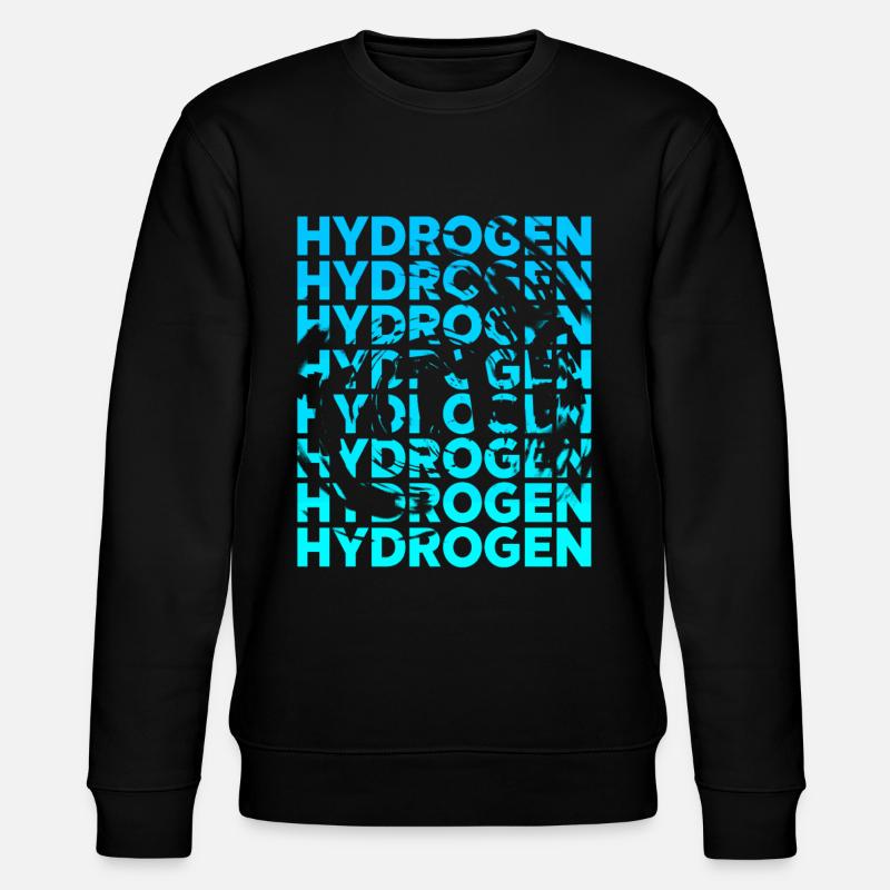 Wasserstoff Hydrogen Energie Element - Stanley/Stella Unisex Bio-Sweatshirt CHANGER  - Schwarz