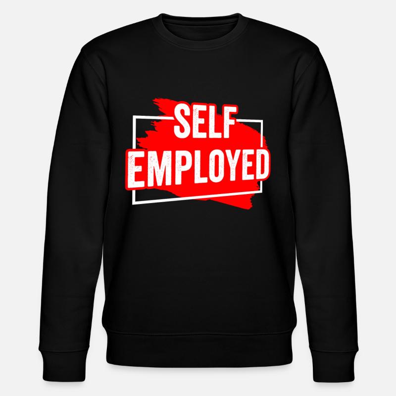 Self-employed freelancer freelancer - Stanley/Stella CHANGER Unisex Organic Sweatshirt - black