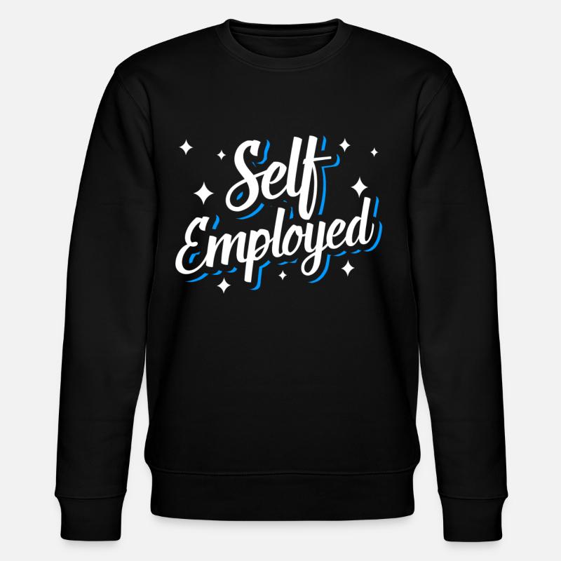Selbstständig Freelancer Freiberufler - Stanley/Stella Unisex Bio-Sweatshirt CHANGER - Schwarz