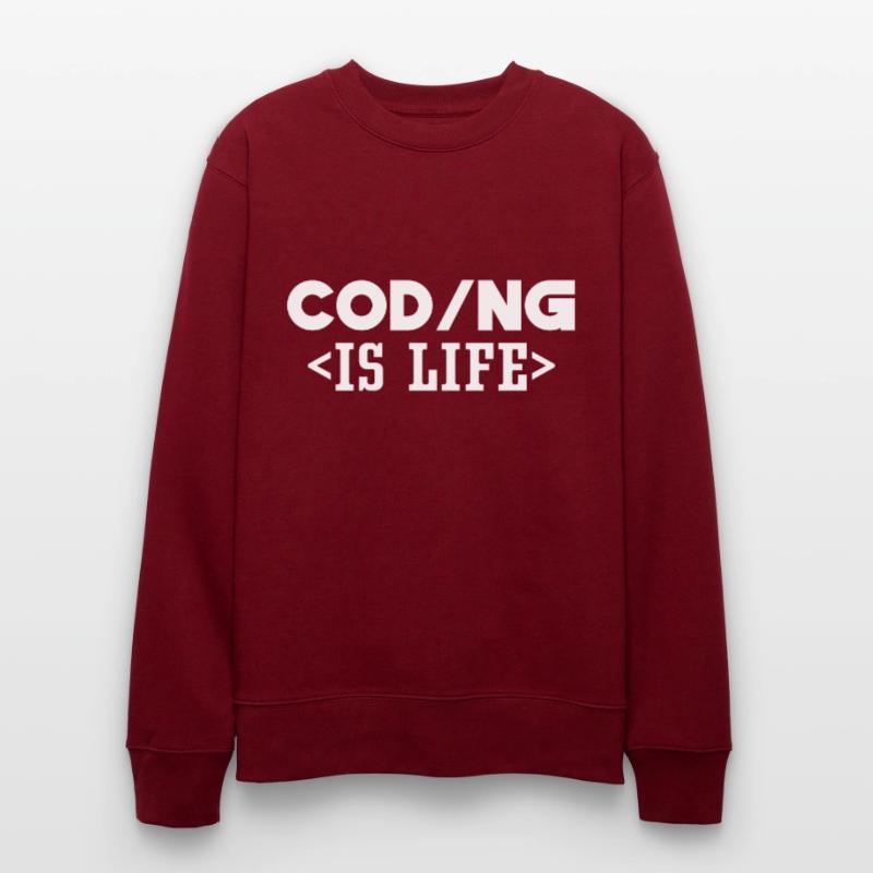 Le codage est un programmeur de code de vie Coder Sweat bio CHANGER Stanley/Stella Unisexe