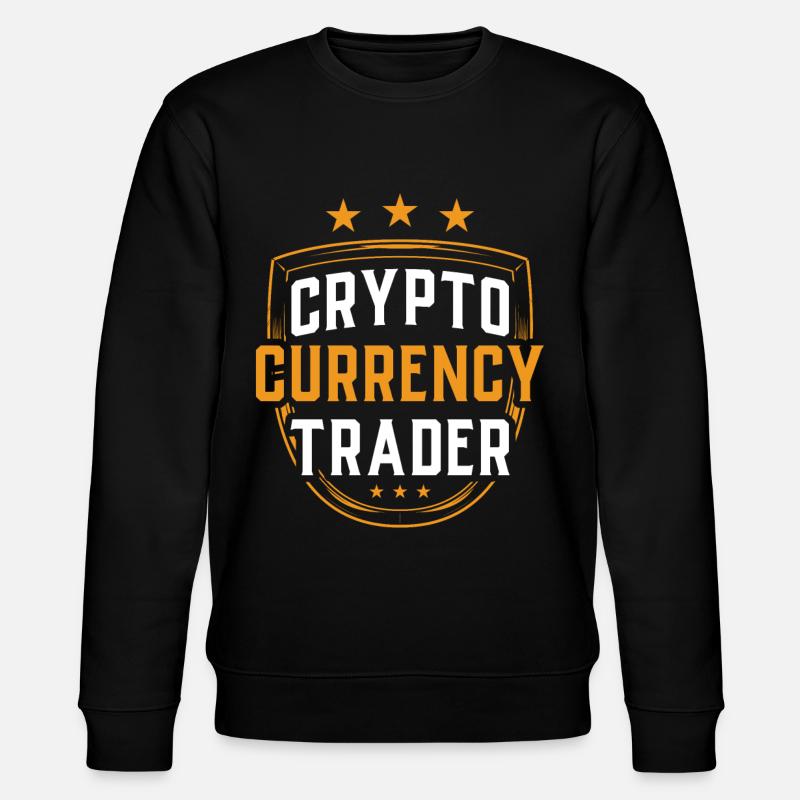 Kryptowährungs Händler Krypto Crypto Trader - Stanley/Stella Unisex Bio-Sweatshirt CHANGER - Schwarz