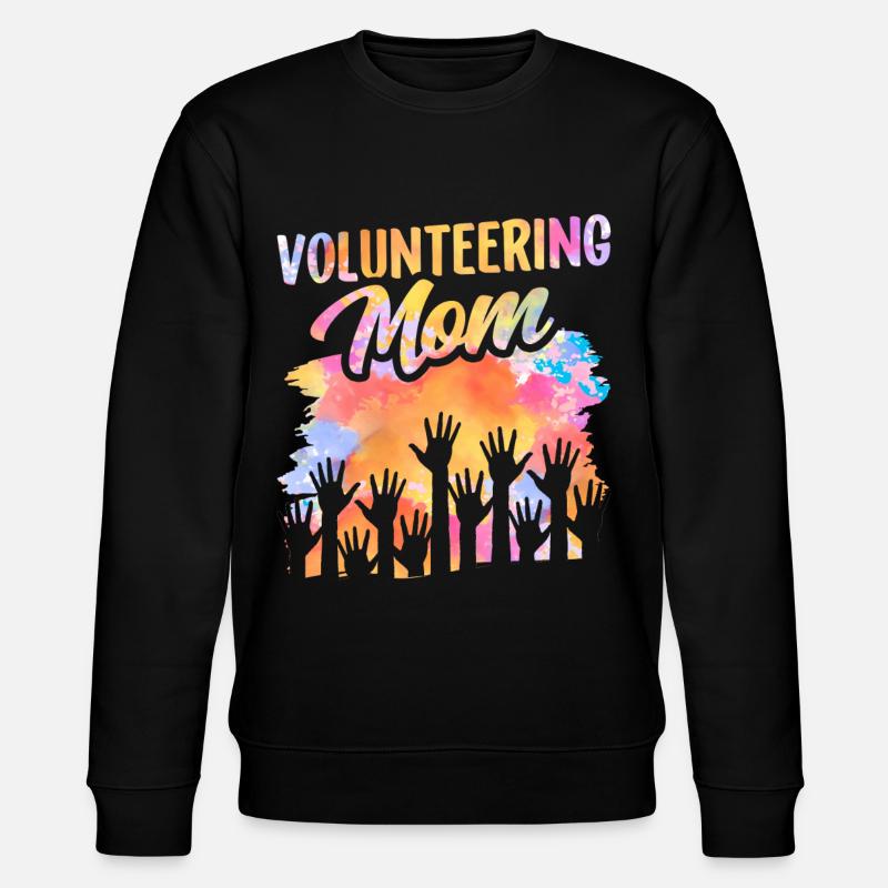 Mère bénévole Profession bénévole - Sweat bio CHANGER Stanley/Stella Unisexe - noir