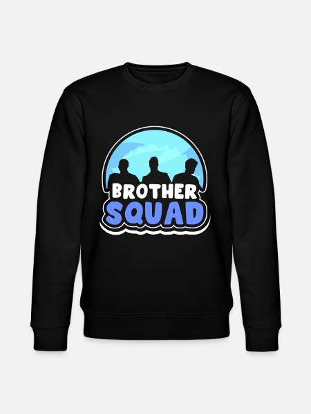 Brother Team Friend Brothers Friendship - Stanley/Stella CHANGER Unisex Organic Sweatshirt - black