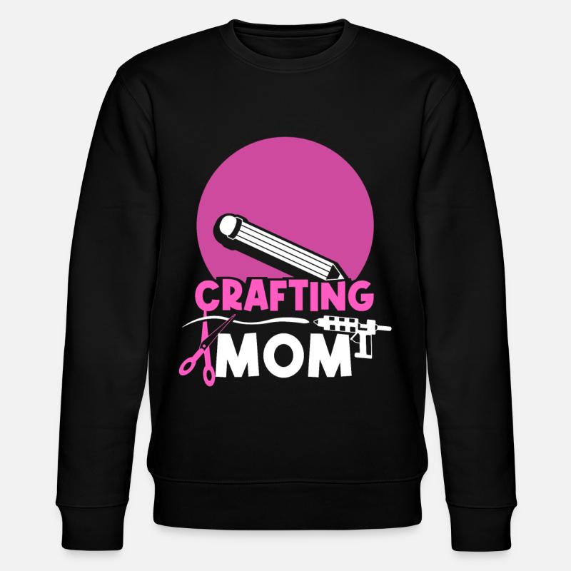 Basteln Mama Bastel Mutter Bastler - Stanley/Stella Unisex Bio-Sweatshirt CHANGER - Schwarz