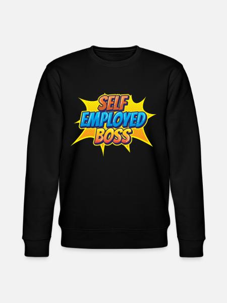 Self-employed boss Freelancer Self-employed - Stanley/Stella CHANGER Unisex Organic Sweatshirt - black