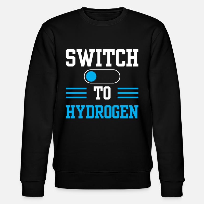 Passage à l’hydrogène Hydrogène Énergie - Sweat bio CHANGER Stanley/Stella Unisexe - noir