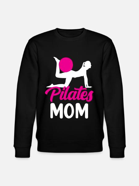 Pilates Mama Mami Mother Lover - Stanley/Stella CHANGER Unisex Organic Sweatshirt - black