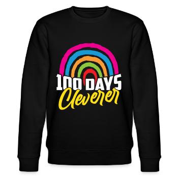 100 Days Clever Funny Sweet Team Dictons - Sweat bio CHANGER Stanley/Stella Unisexe - noir - Devant - Nik (191cm) & Marisol (170cm)
