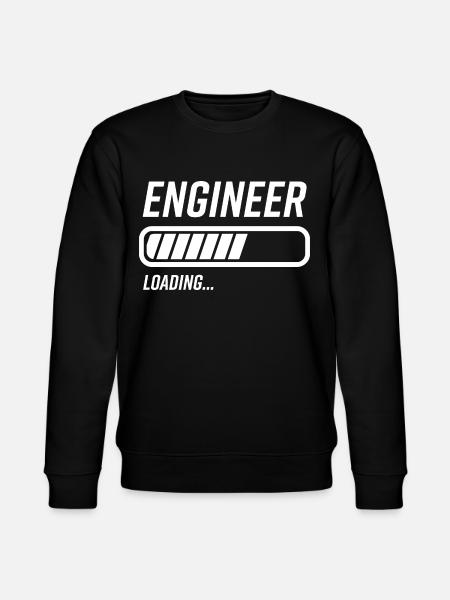 Engineer Loading Bar - Stanley/Stella CHANGER Unisex Organic Sweatshirt - black