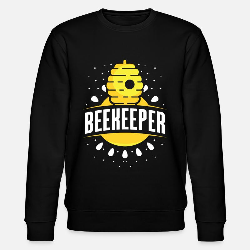 Beekeeping Honey bee Beekeepers - Stanley/Stella CHANGER Unisex Organic Sweatshirt - black