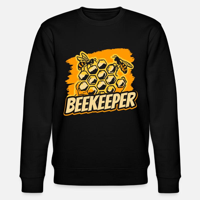 Beekeeping Beekeeping Beekeepers Honey Bee - Stanley/Stella CHANGER Unisex Organic Sweatshirt - black