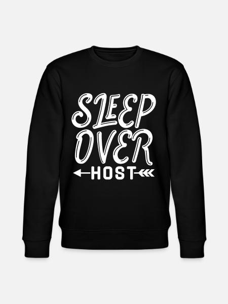 Overnight hosts Stay overnight Stay - Stanley/Stella CHANGER Unisex Organic Sweatshirt - black