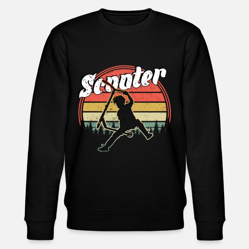 Freestyle scooter - Stanley/Stella CHANGER Unisex Organic Sweatshirt - black