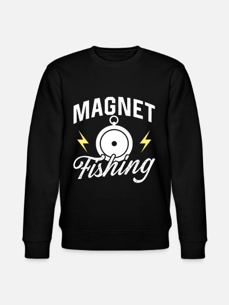 Magnet fishing Magnet - Stanley/Stella CHANGER Unisex Organic Sweatshirt - black