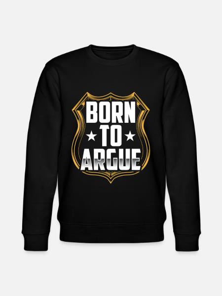 Né pour argumenter avocat - Sweat bio CHANGER Stanley/Stella Unisexe - noir