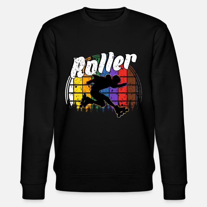 Rollerblades - Stanley/Stella Unisex Bio-Sweatshirt CHANGER  - Schwarz
