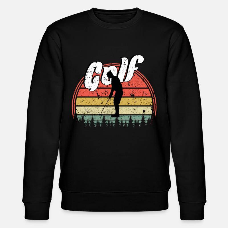 Golf - Stanley/Stella CHANGER Unisex Organic Sweatshirt - black