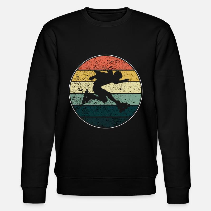 Rollerblades - Stanley/Stella Unisex Bio-Sweatshirt CHANGER  - Schwarz