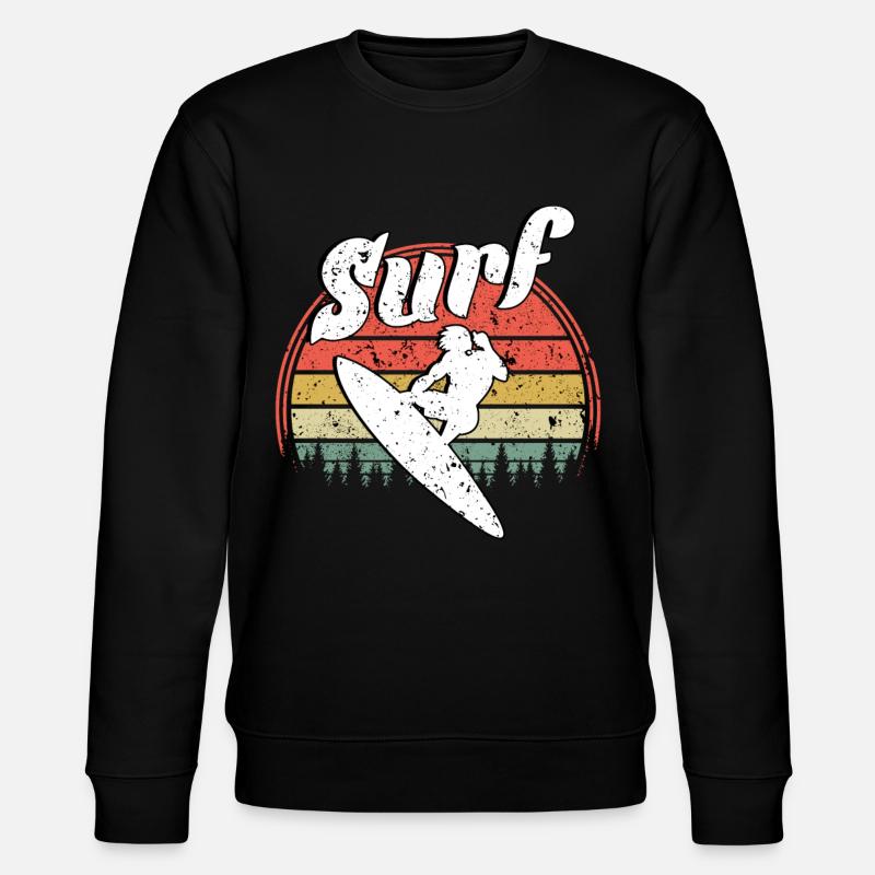 Surfing - Sweat bio CHANGER Stanley/Stella Unisexe - noir