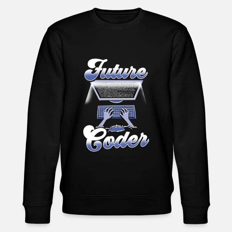 Zukünftiger Coder Code Programmierer Coding - Stanley/Stella Unisex Bio-Sweatshirt CHANGER  - Schwarz