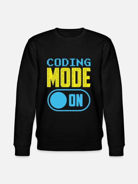 Programmiermodus Ein Coding Coder Programmierer - Stanley/Stella Unisex Bio-Sweatshirt CHANGER - Schwarz