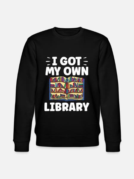 J’ai mon propre bibliothécaire - Sweat bio CHANGER Stanley/Stella Unisexe - noir
