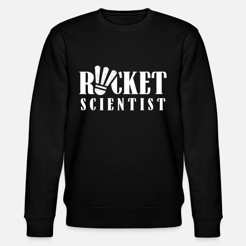 Thug Scientist Racket Scientist - Stanley/Stella CHANGER Unisex Organic Sweatshirt - black