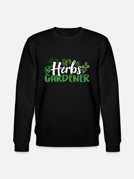 Herb Gardener Herb Garden Herbalism - Stanley/Stella CHANGER Unisex Organic Sweatshirt - black