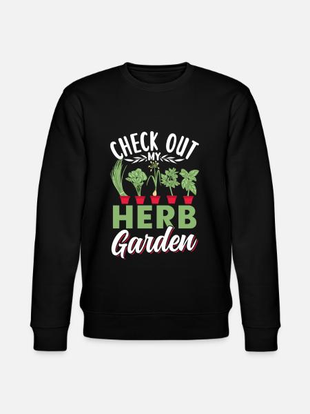 View my herb garden Herbs - Stanley/Stella CHANGER Unisex Organic Sweatshirt - black