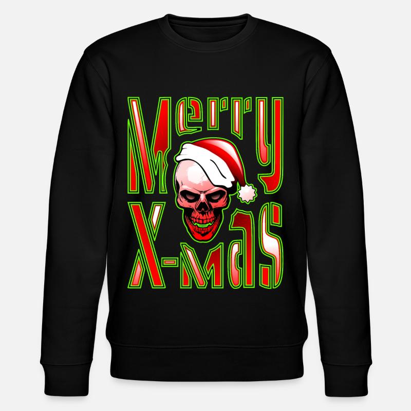 Joyeux Noël - Merry X-Mas - Sweat bio CHANGER Stanley/Stella Unisexe - noir