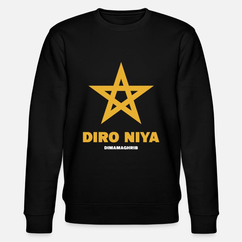 Diro Niya -Morocco - Stanley/Stella CHANGER Unisex Organic Sweatshirt - black