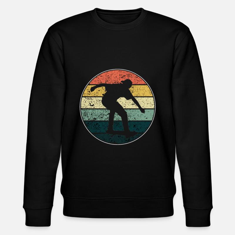 Skateboard - Sweat bio CHANGER Stanley/Stella Unisexe - noir