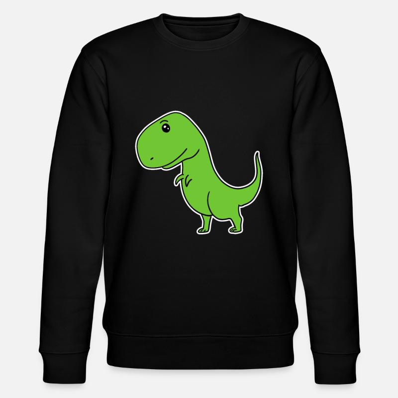 Dinosaure Vert - Sweat bio CHANGER Stanley/Stella Unisexe - noir