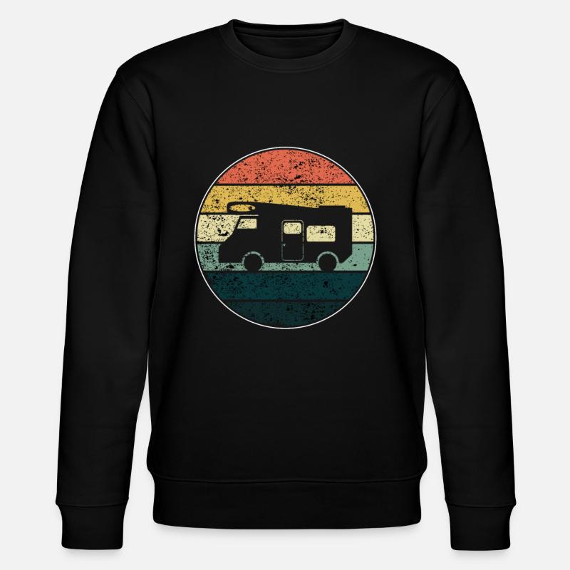 Camping car - Sweat bio CHANGER Stanley/Stella Unisexe - noir