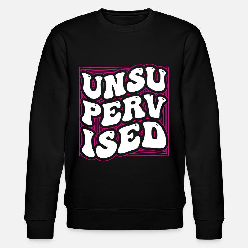 Humour sarcastique sans surveillance - Sweat bio CHANGER Stanley/Stella Unisexe - noir